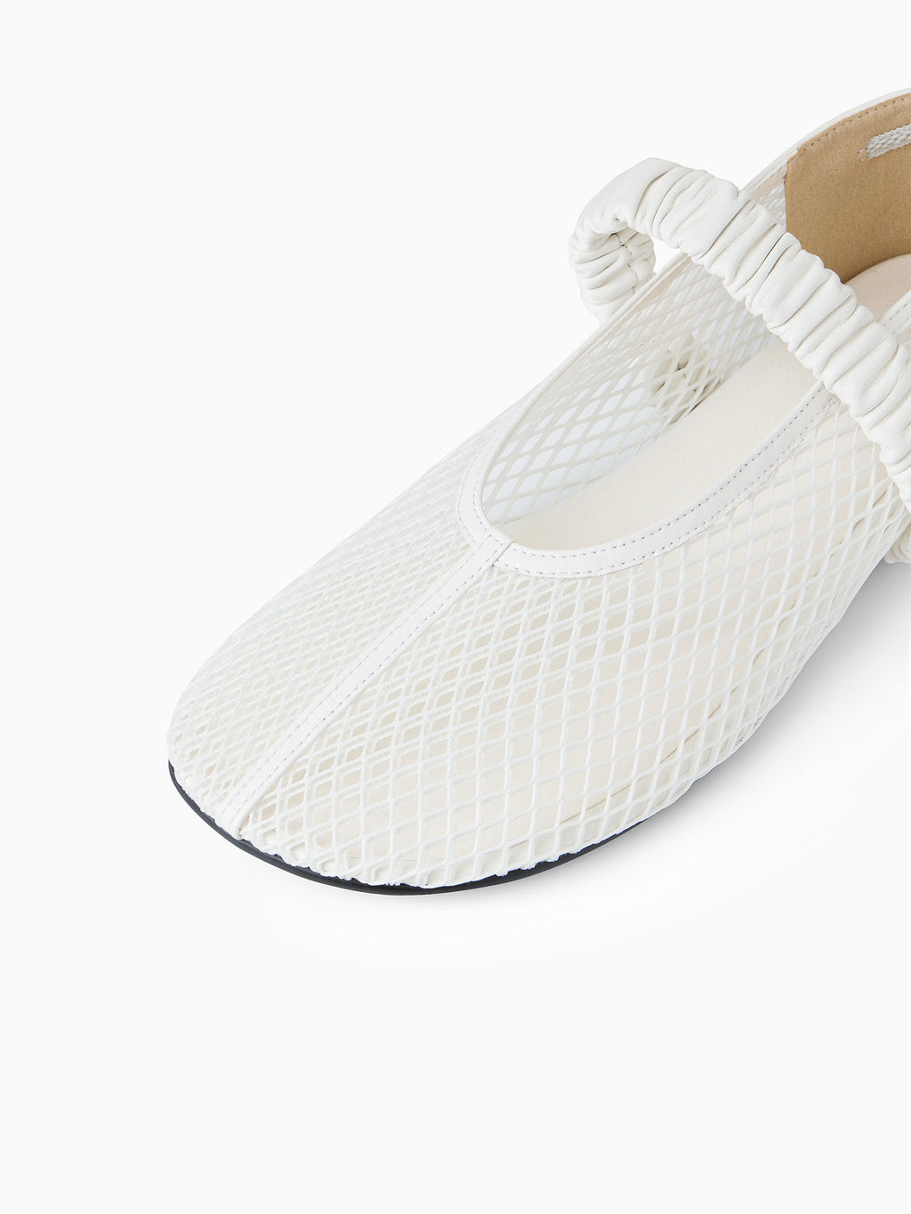 Barbie Socks Round Shoes White