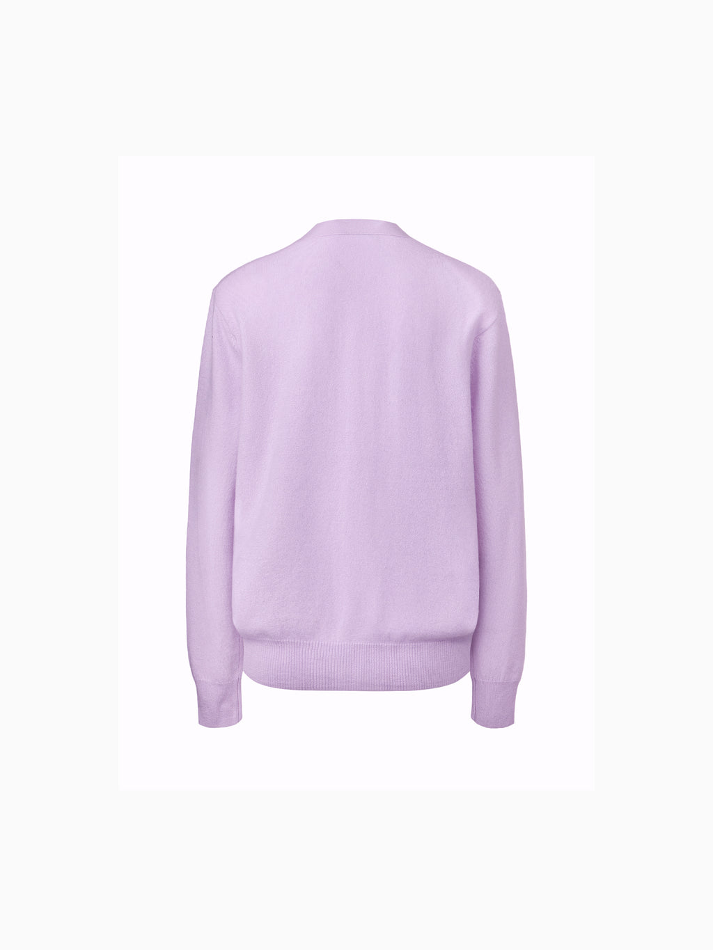 Cashmere 100 Padded Cardigan Lavender