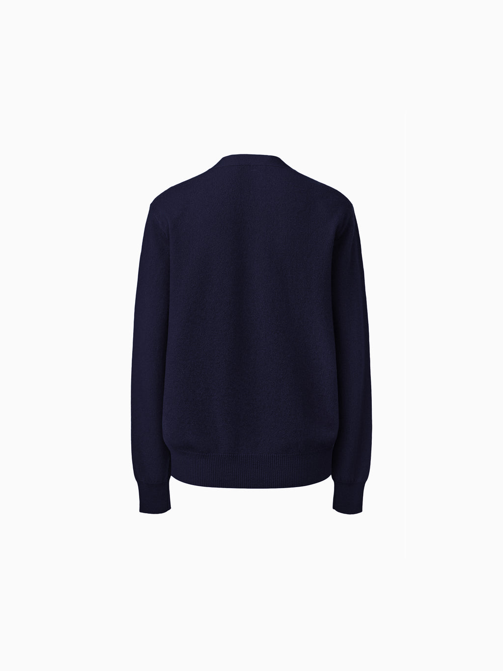 Cashmere 100 Padded Cardigan Navy