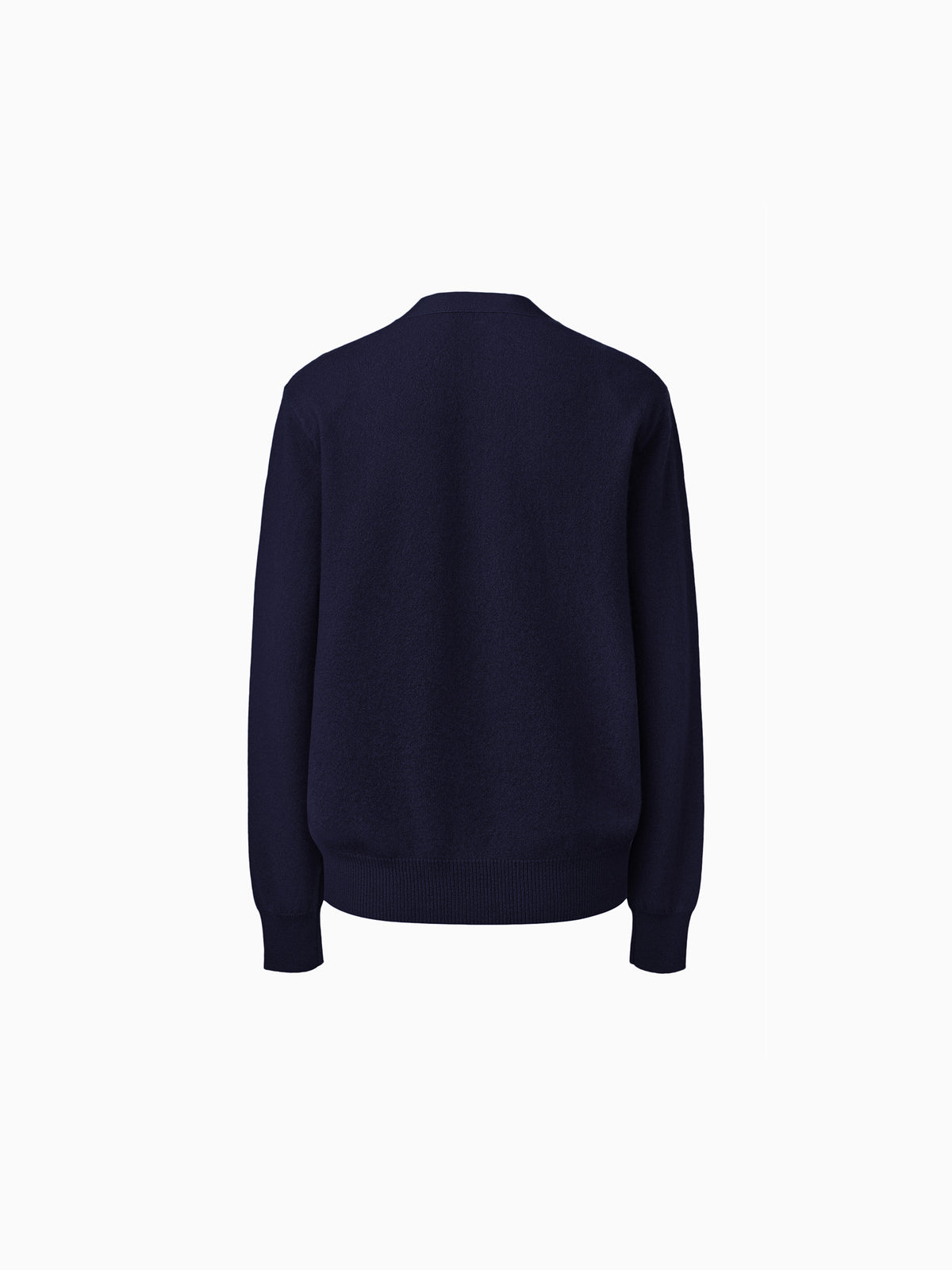 Cashmere 100 Padded Cardigan Navy