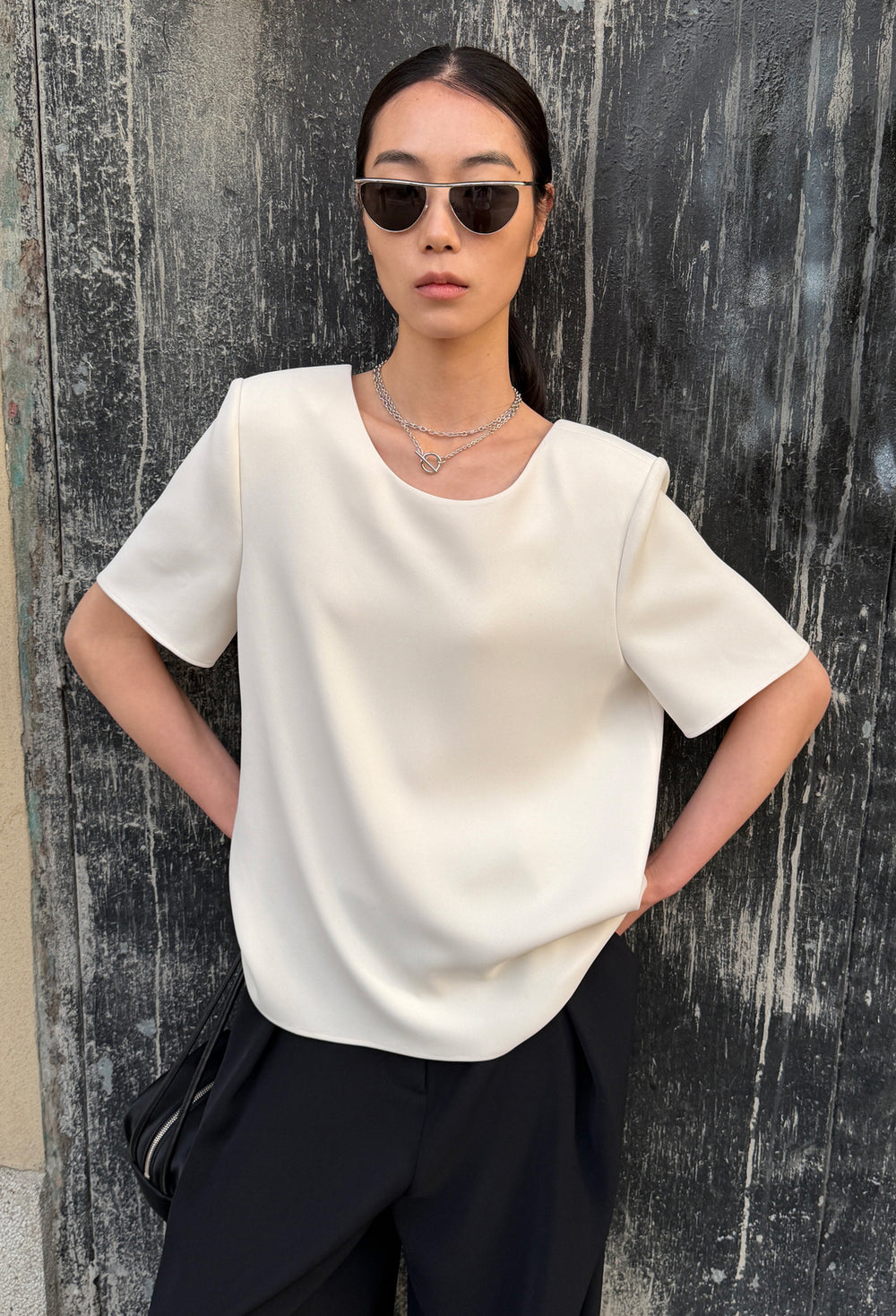 City L Blouse Cream