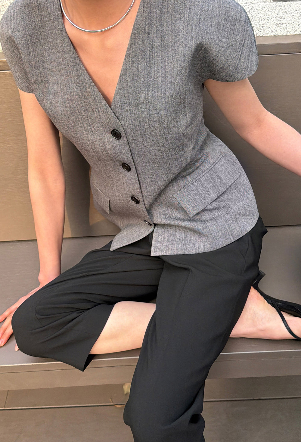 Capri Slit Pants