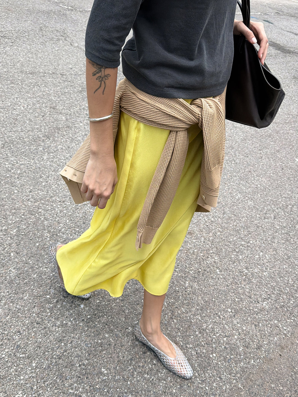 Pigment Dyed T-shirt Charcoal