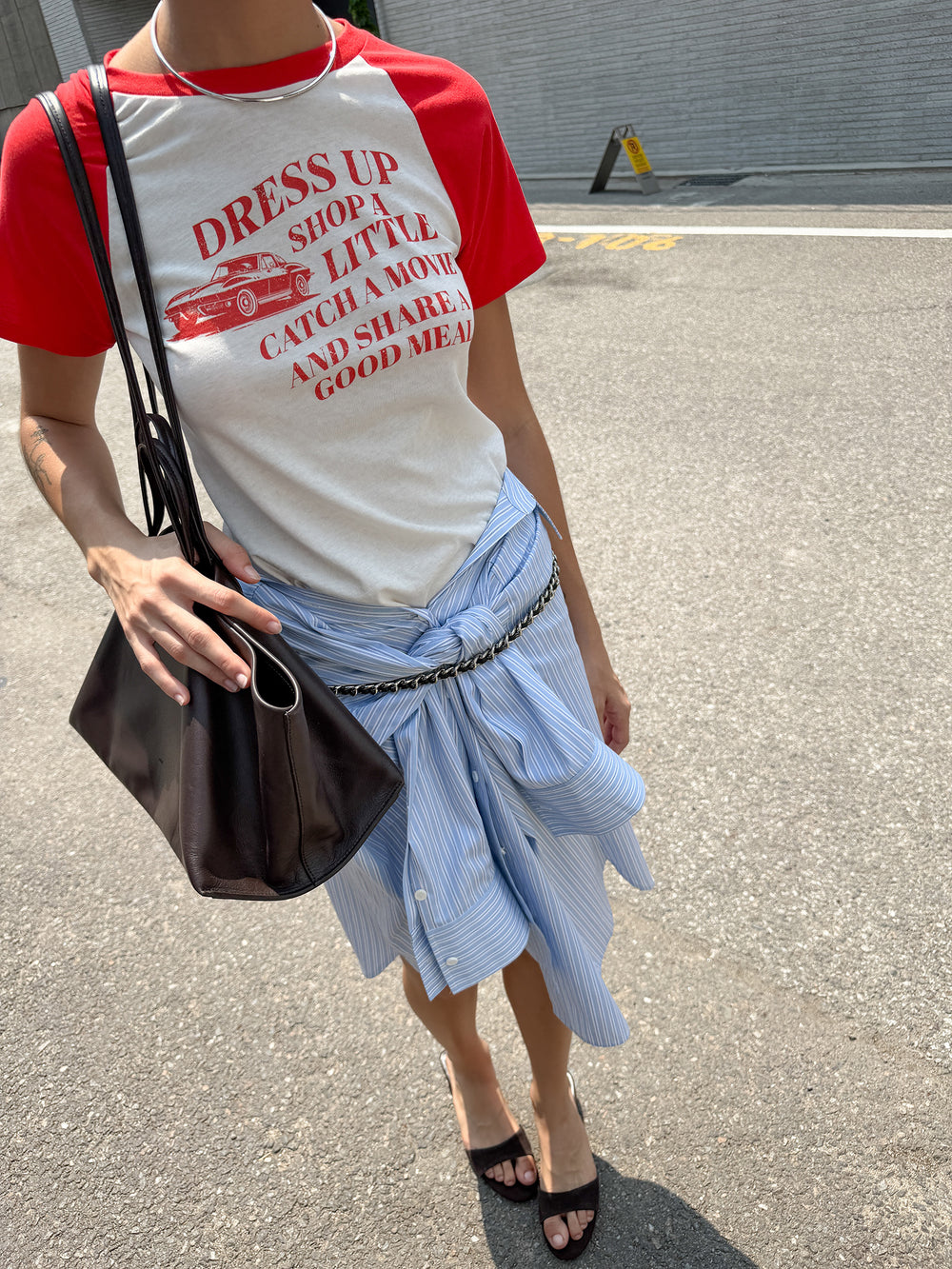 Vintage Car T-shirt Red