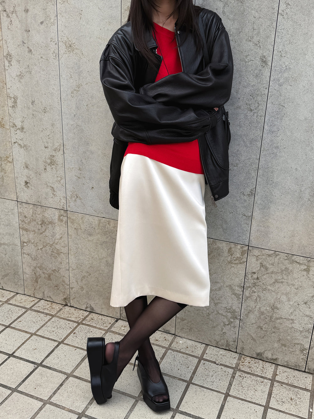 Real Lamb Leather Jumper