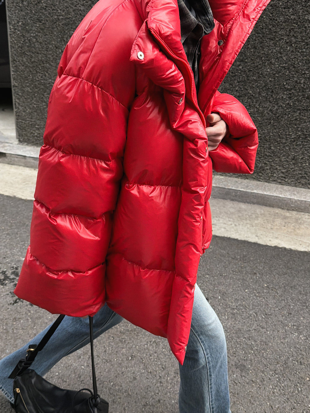 Fluffy Goose Down Red