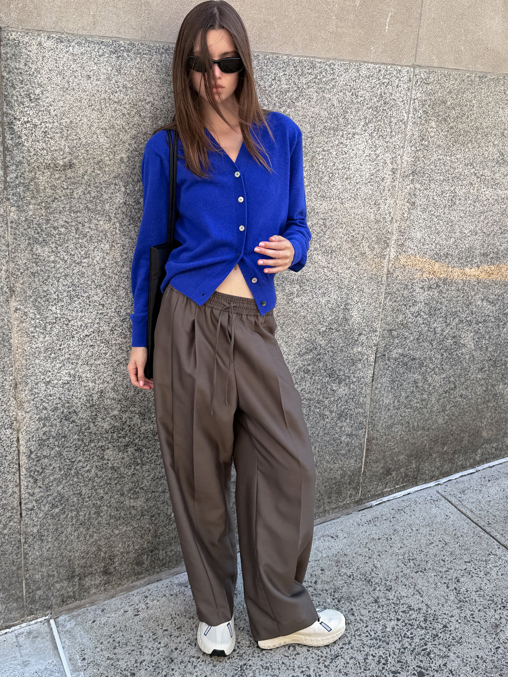 Cashmere 100 Padded Cardigan Ultramarine