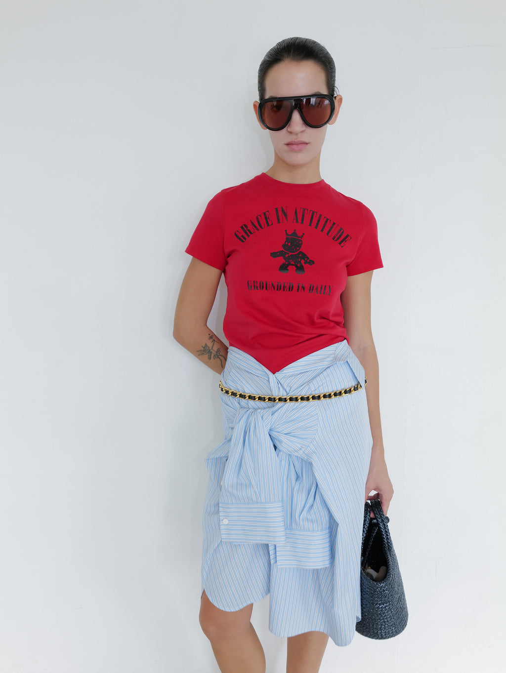 Crown Bear T-Shirt Red