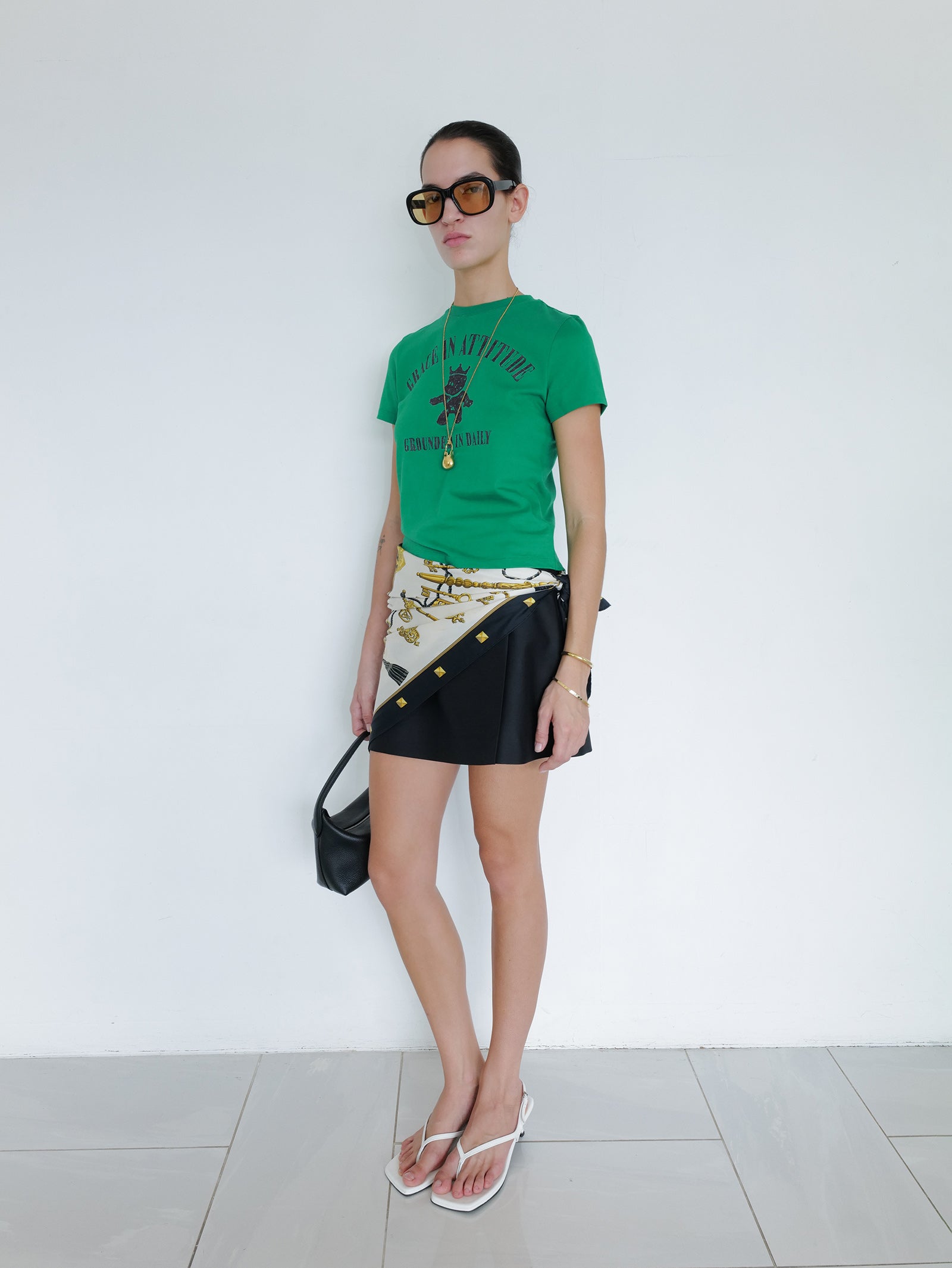 Crown Bear T-Shirt Green