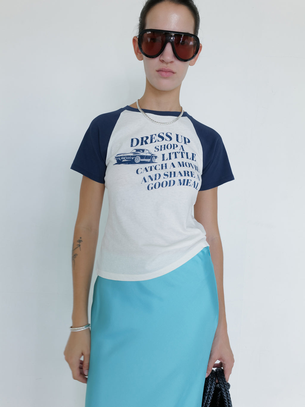 Vintage Car T-shirt Navy