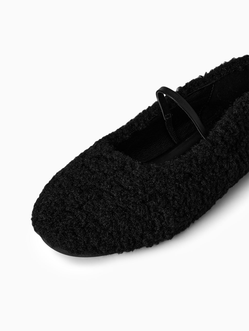 Puff Mary Janes Black
