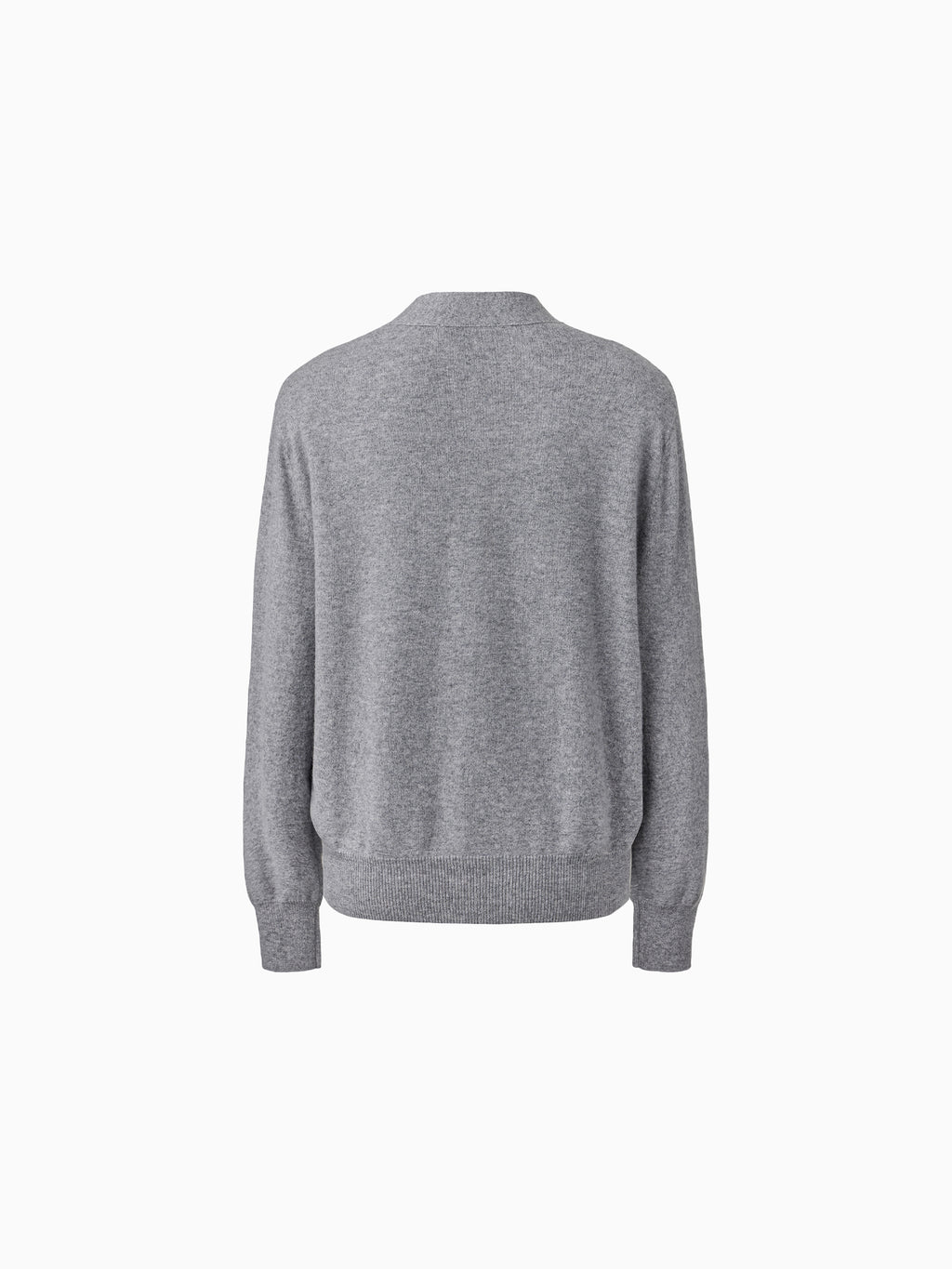 Cashmere 100 Padded Cardigan Grey