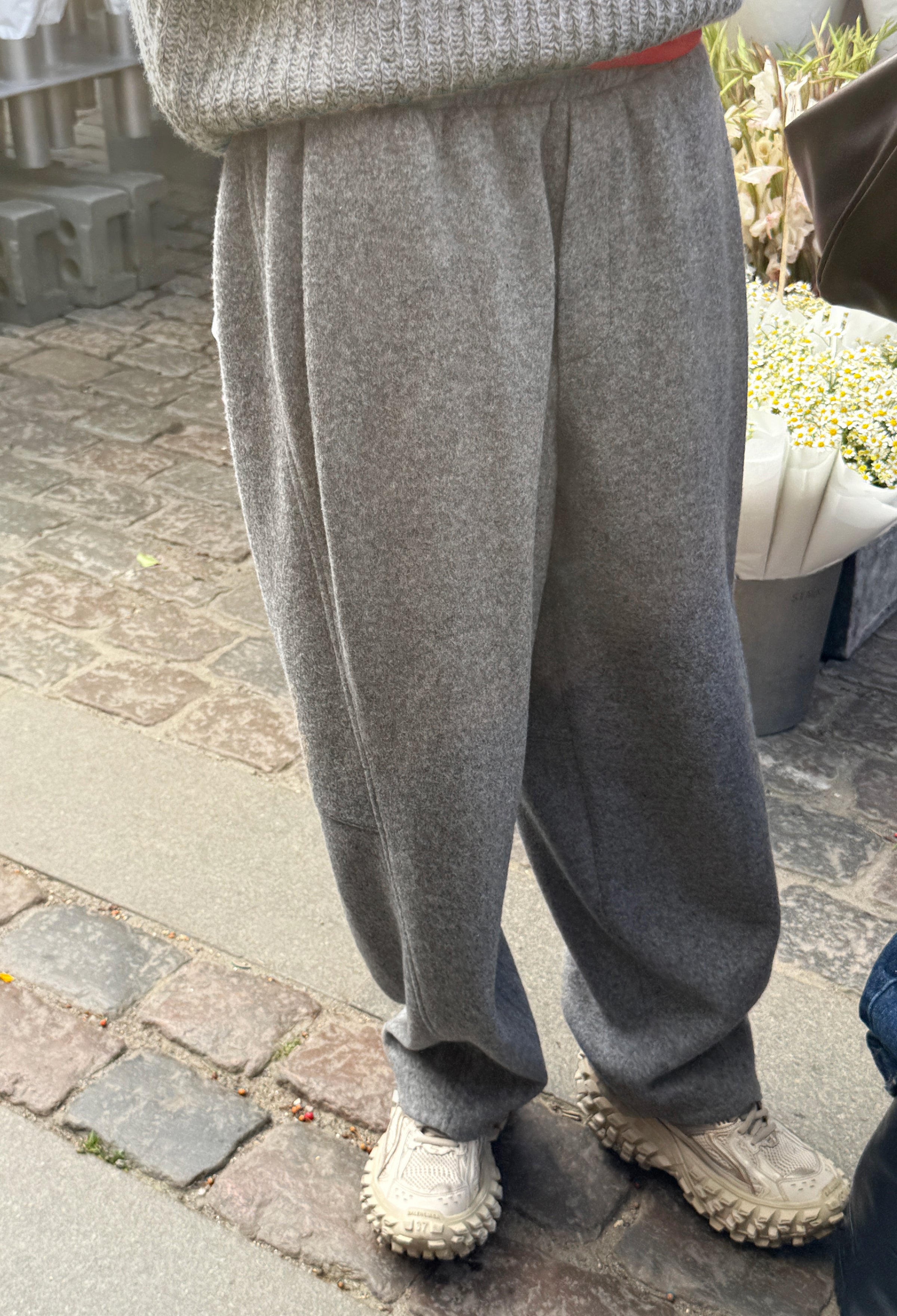 Wool Exhaust Pants Gray