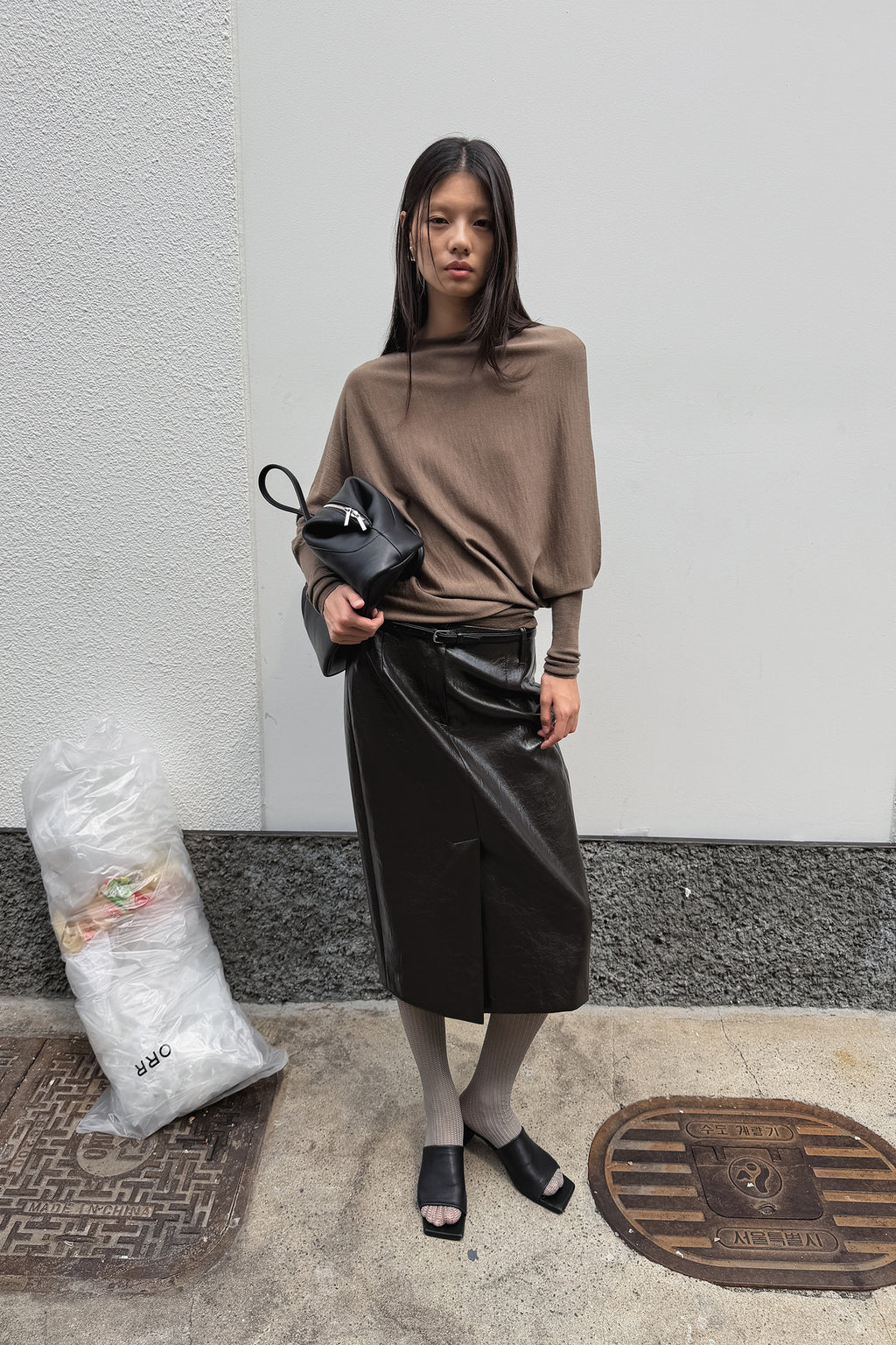 Washable 100% Wool Pullover Taupe