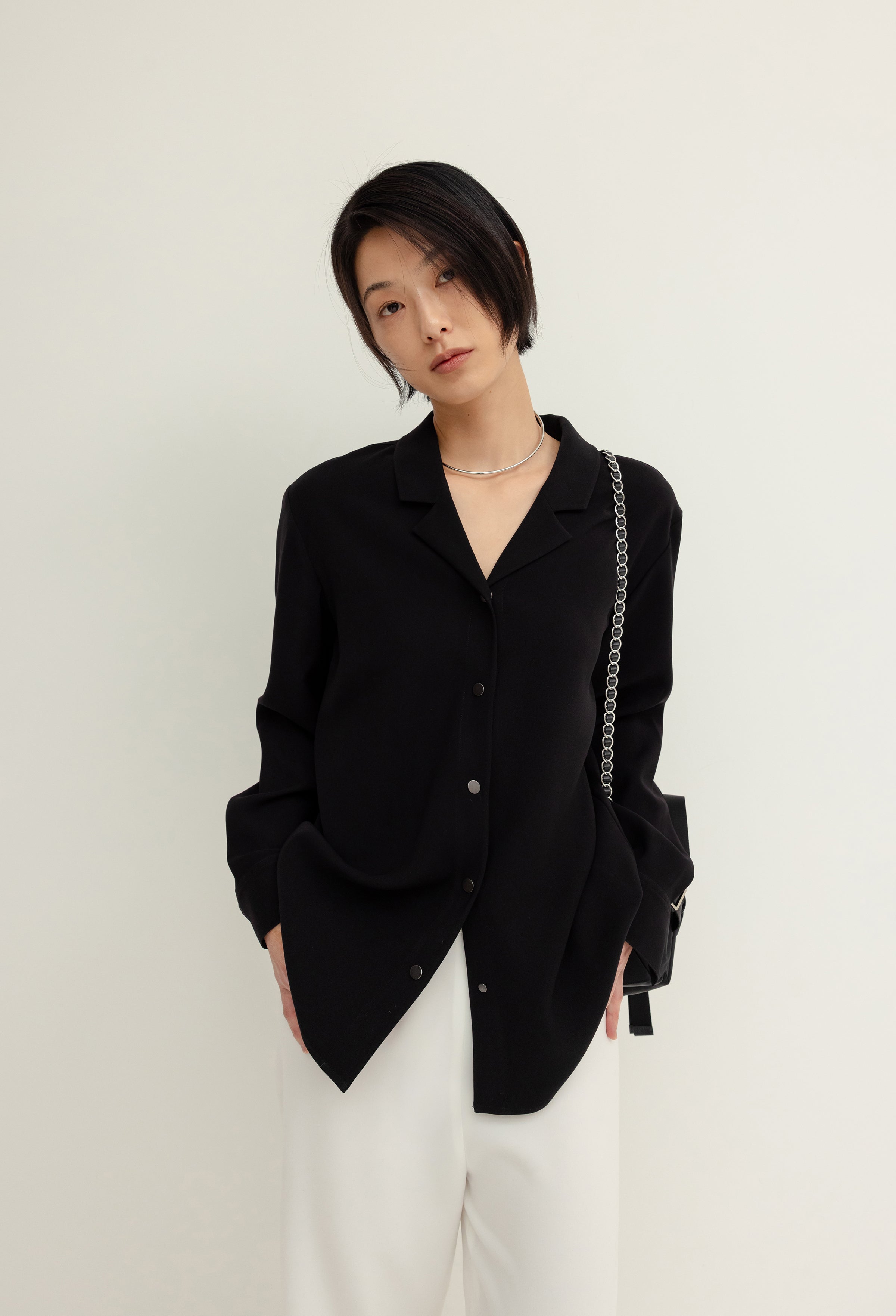 [리퍼브] 25SS 오리지널 루 셔츠 블랙