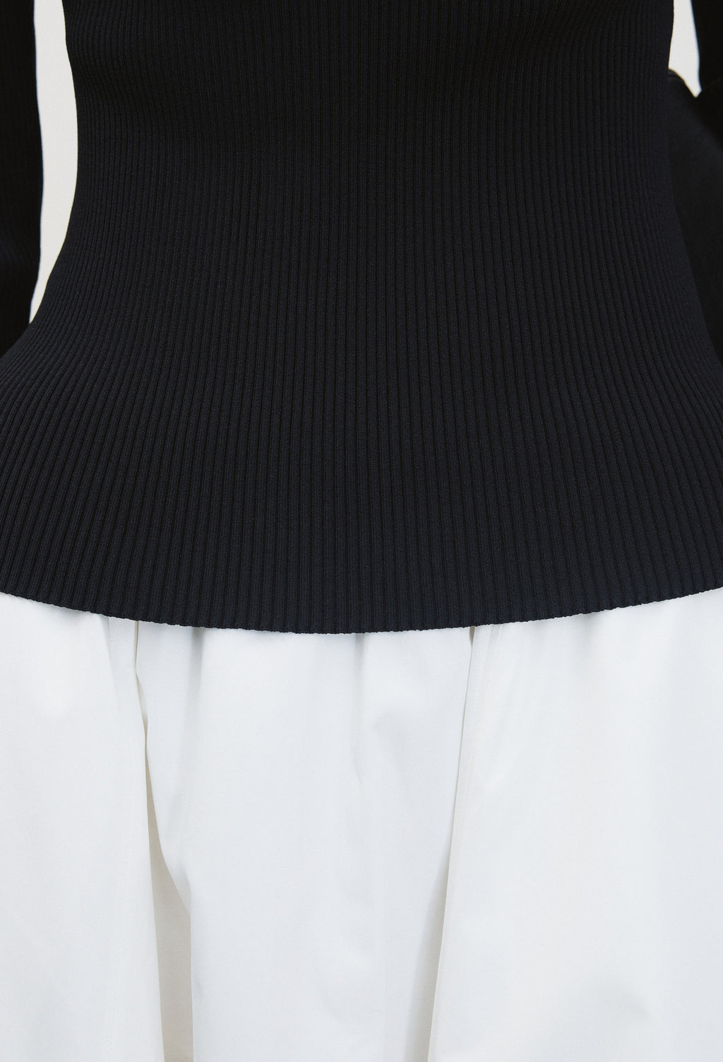 High-density Slim Knit Black