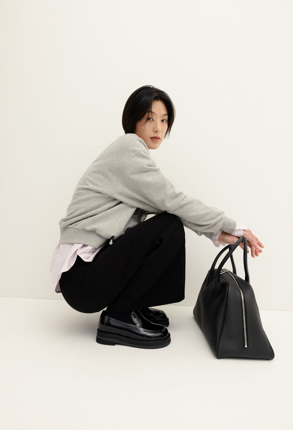[리퍼브] 보이 박스 셔츠 핑크ST