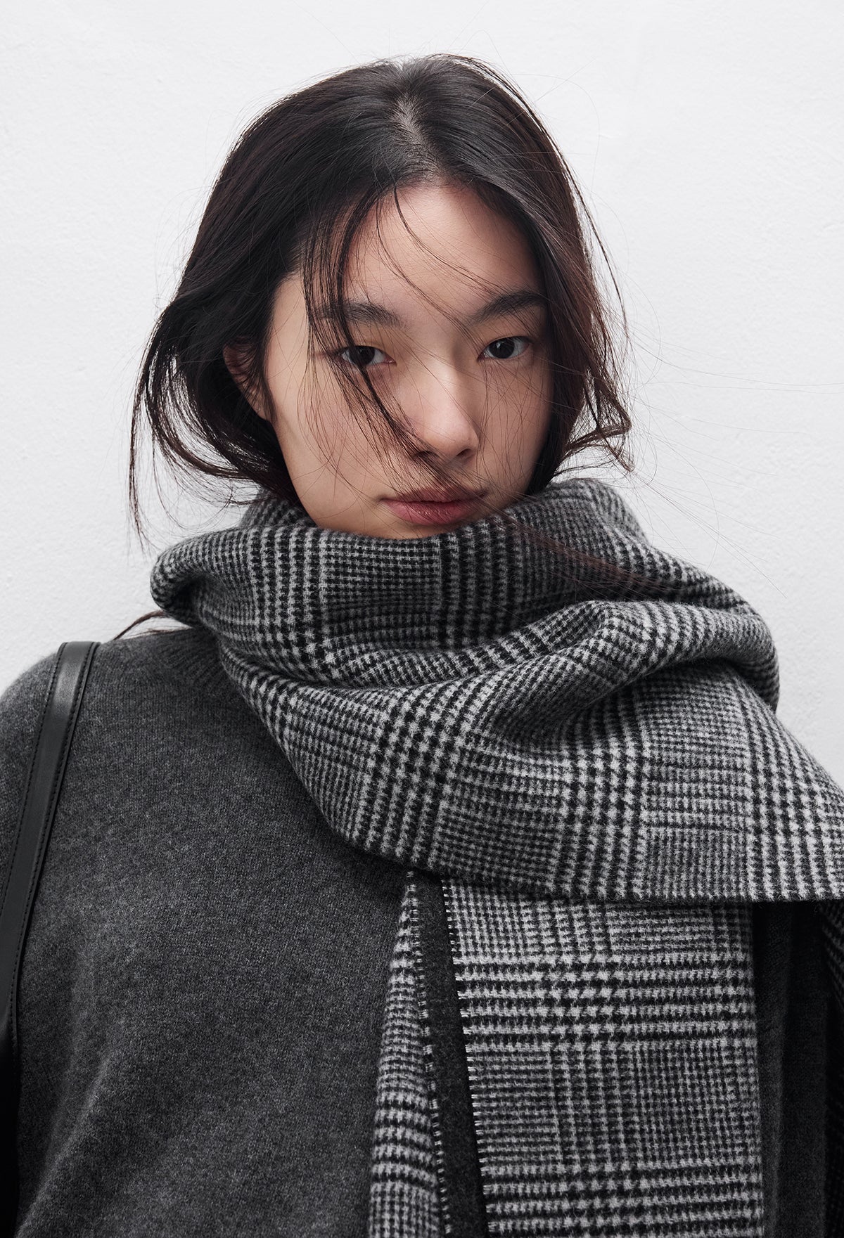 Classic Check Muffler Gray
