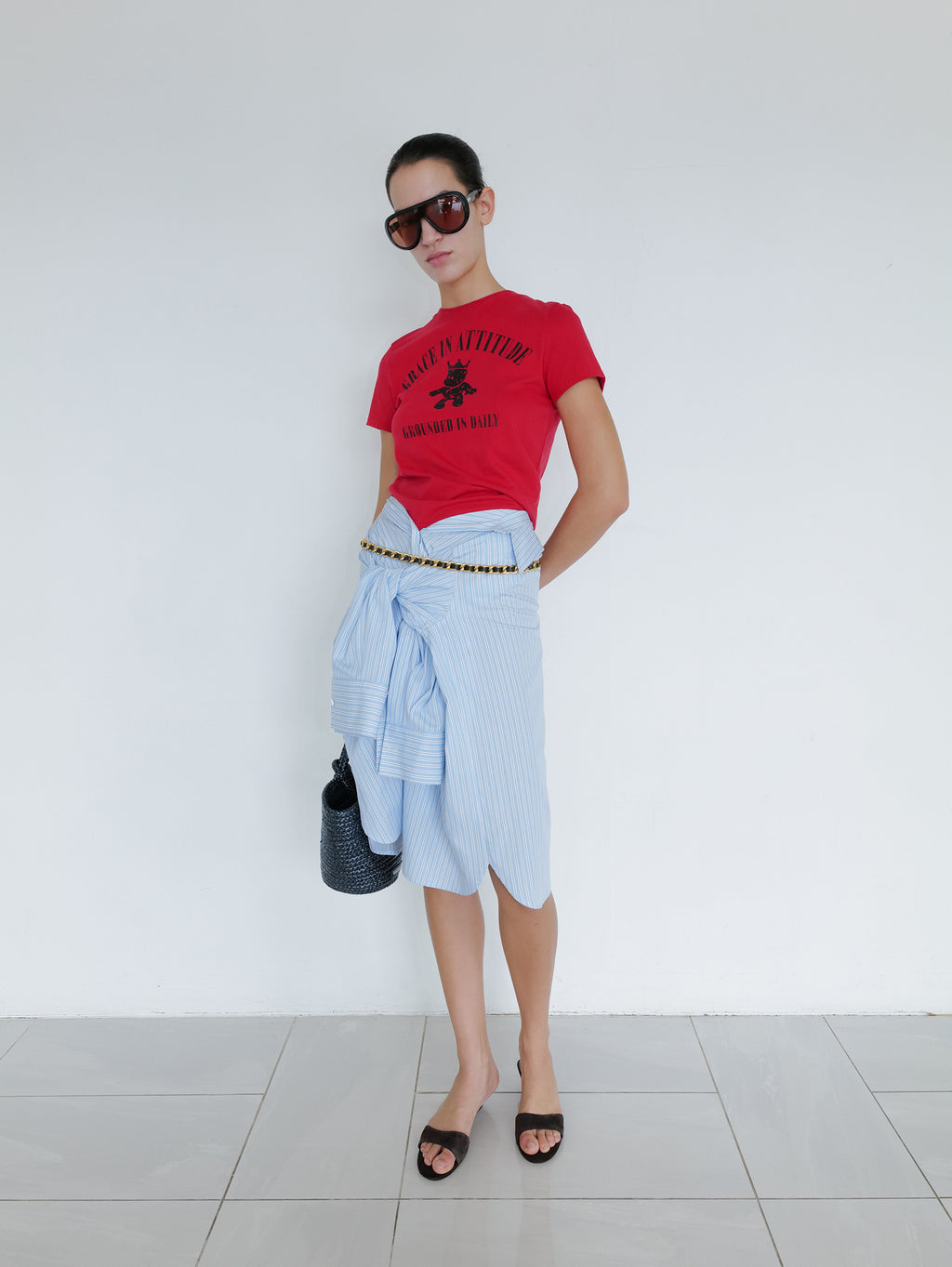Crown Bear T-Shirt Red