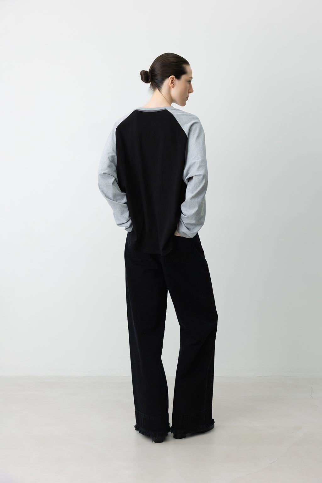 915 Fringe Denim Black