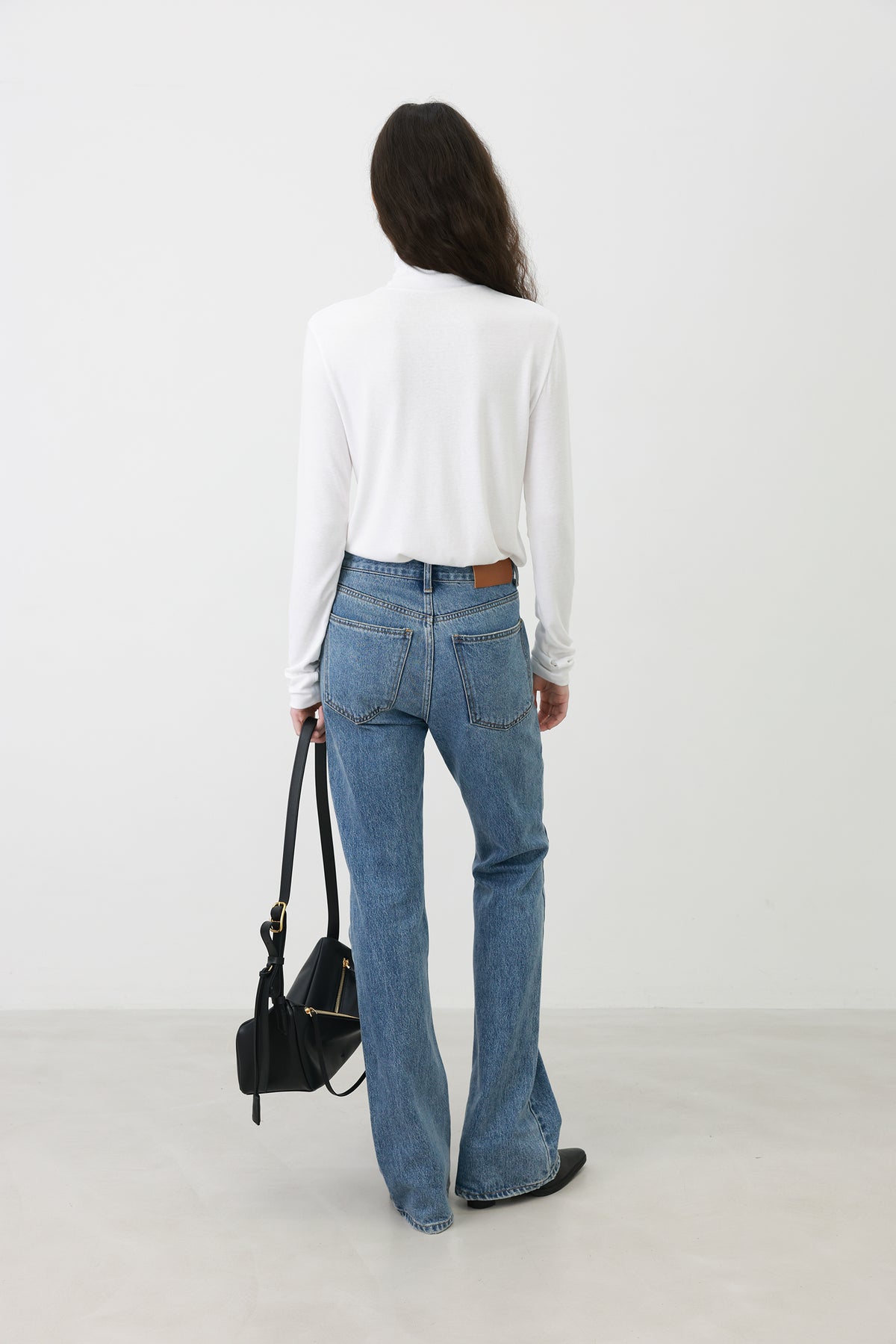 Milky Turtleneck T-shirt White