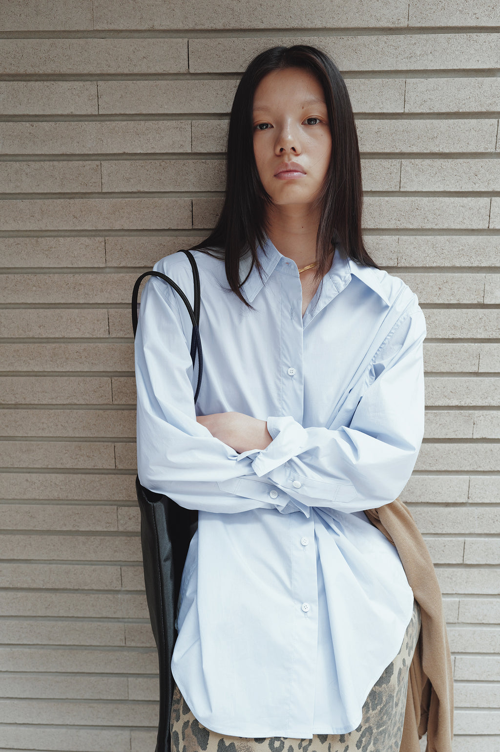 Epoch Cotton Shirt Blue