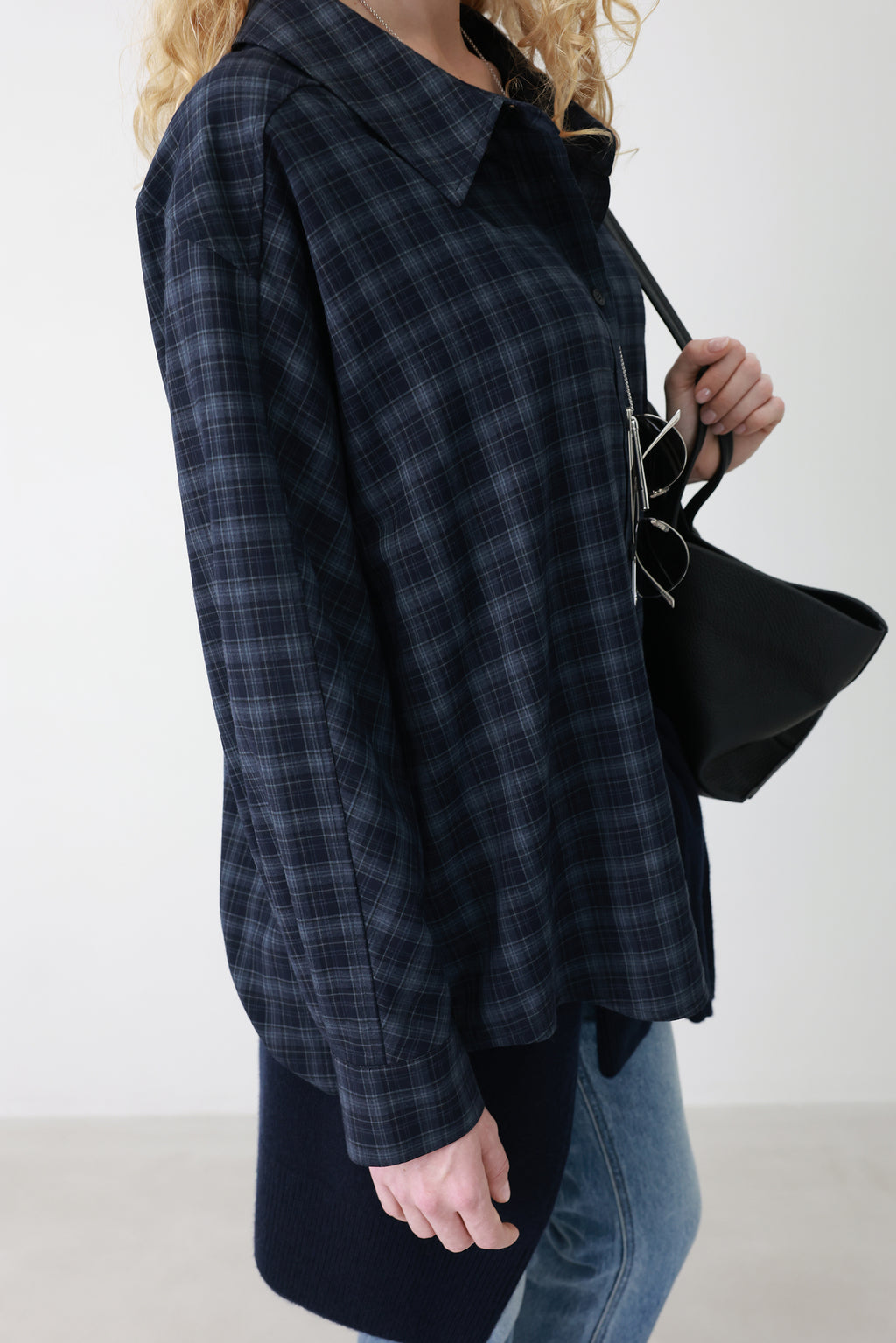 Country Check Shirt Navy