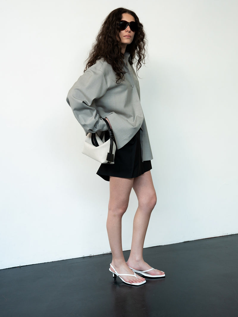 Clear Wool Shirt Gray