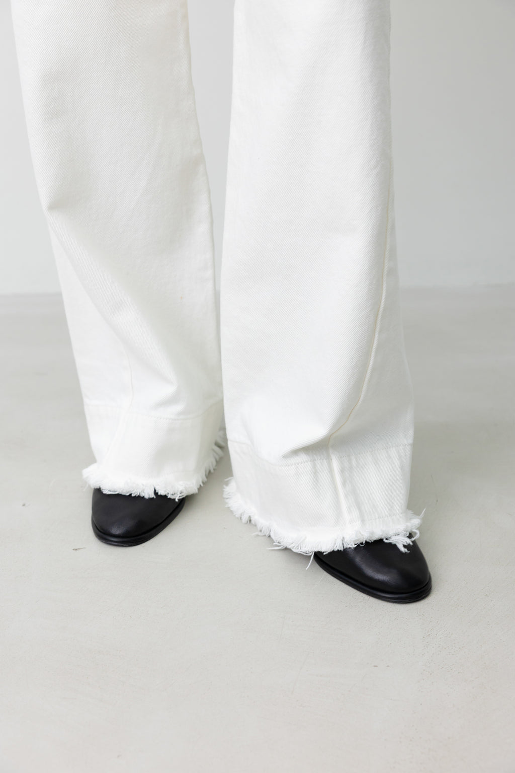 915 프린지 데님 화이트