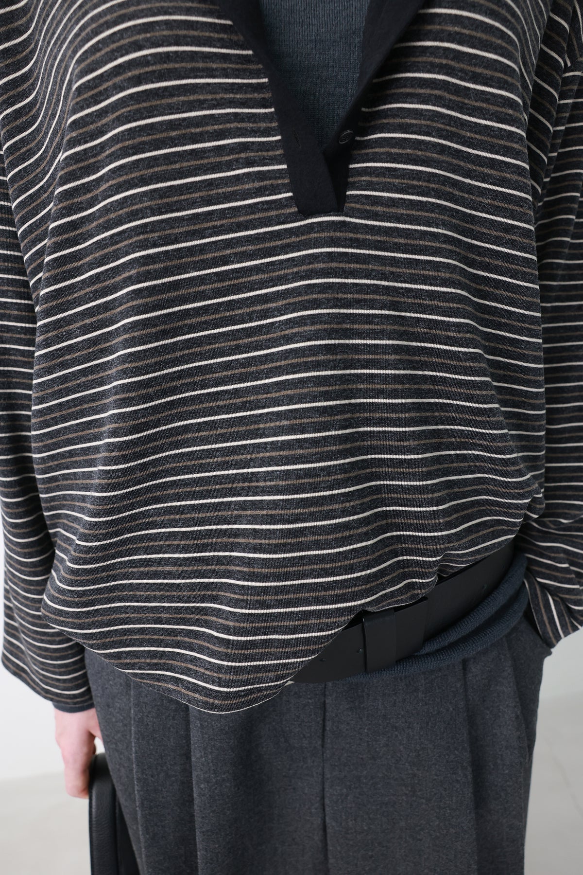 Stripe polo shirt