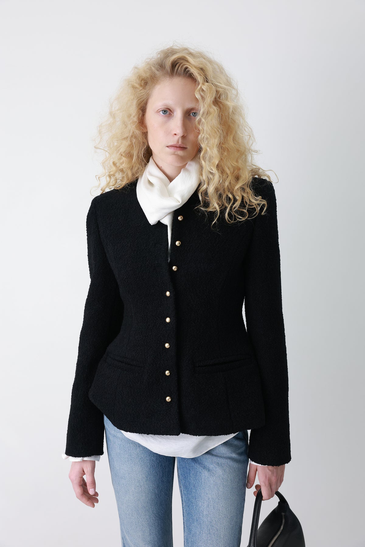 Wool Blended Bouclé Jacket