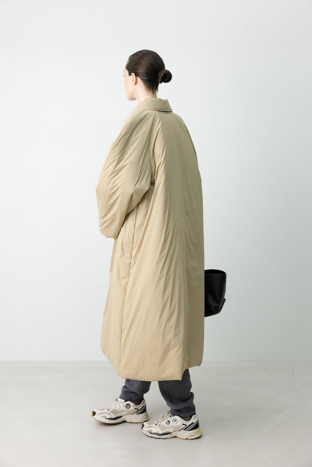 Padded Mac Coat Beige