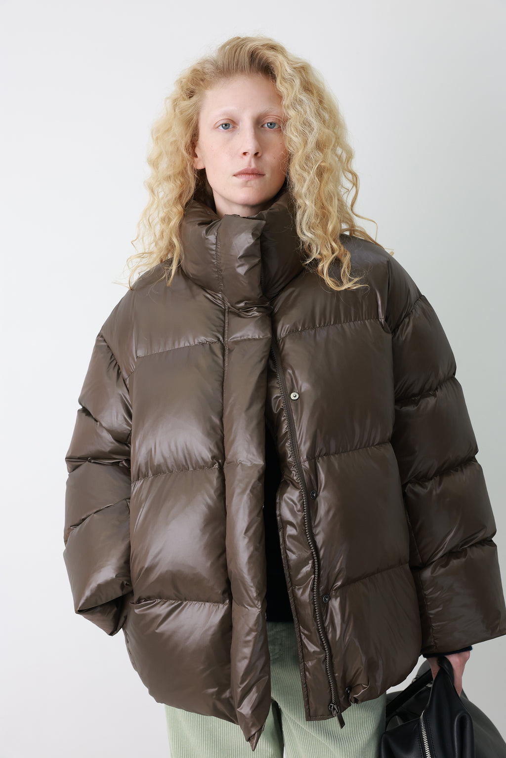 Fluffy Goose Down Brown