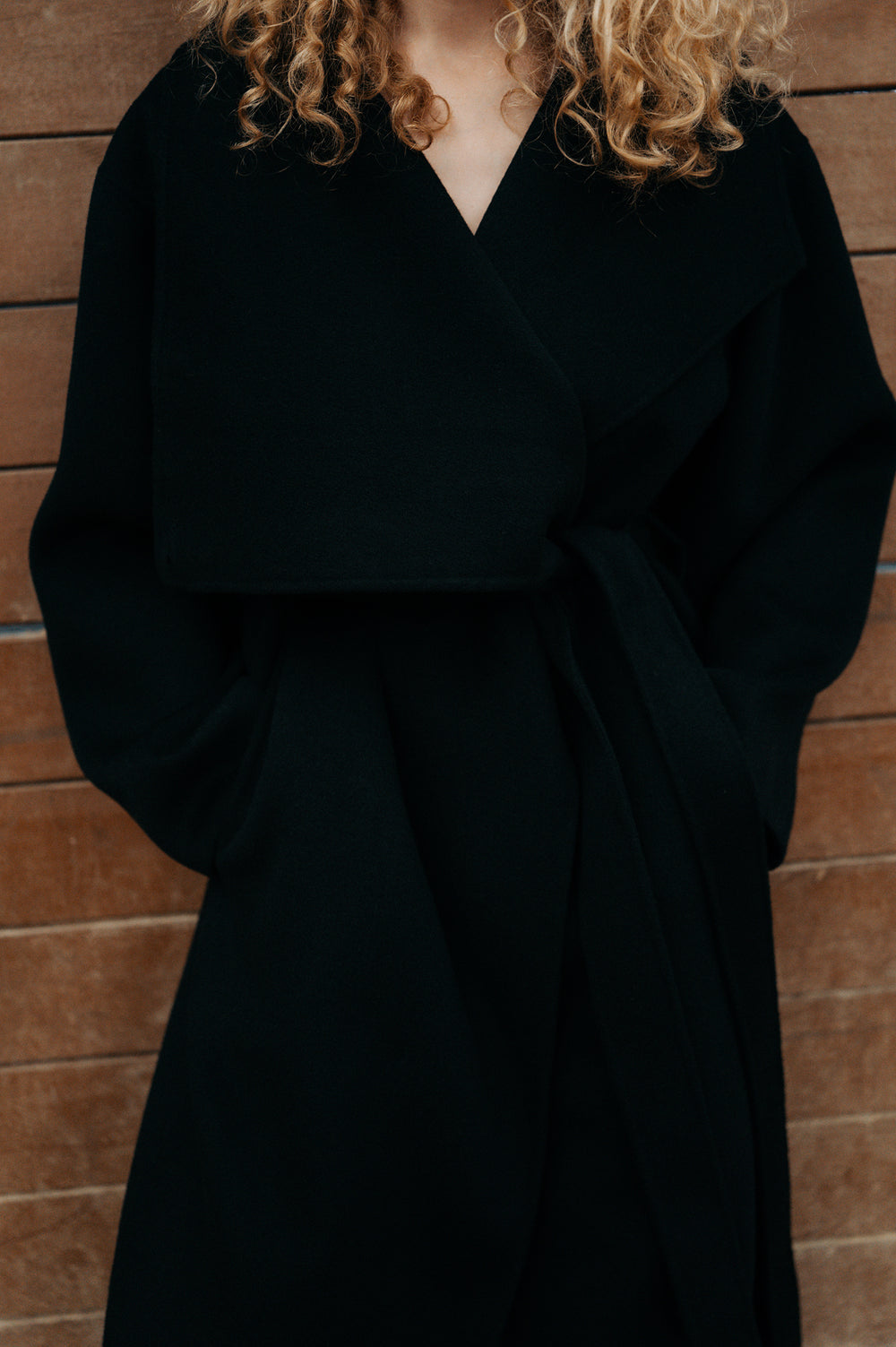 Superior Cashmere Coat Dark Navy