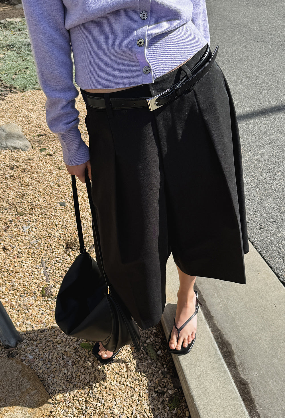 Cotton Bermuda shorts