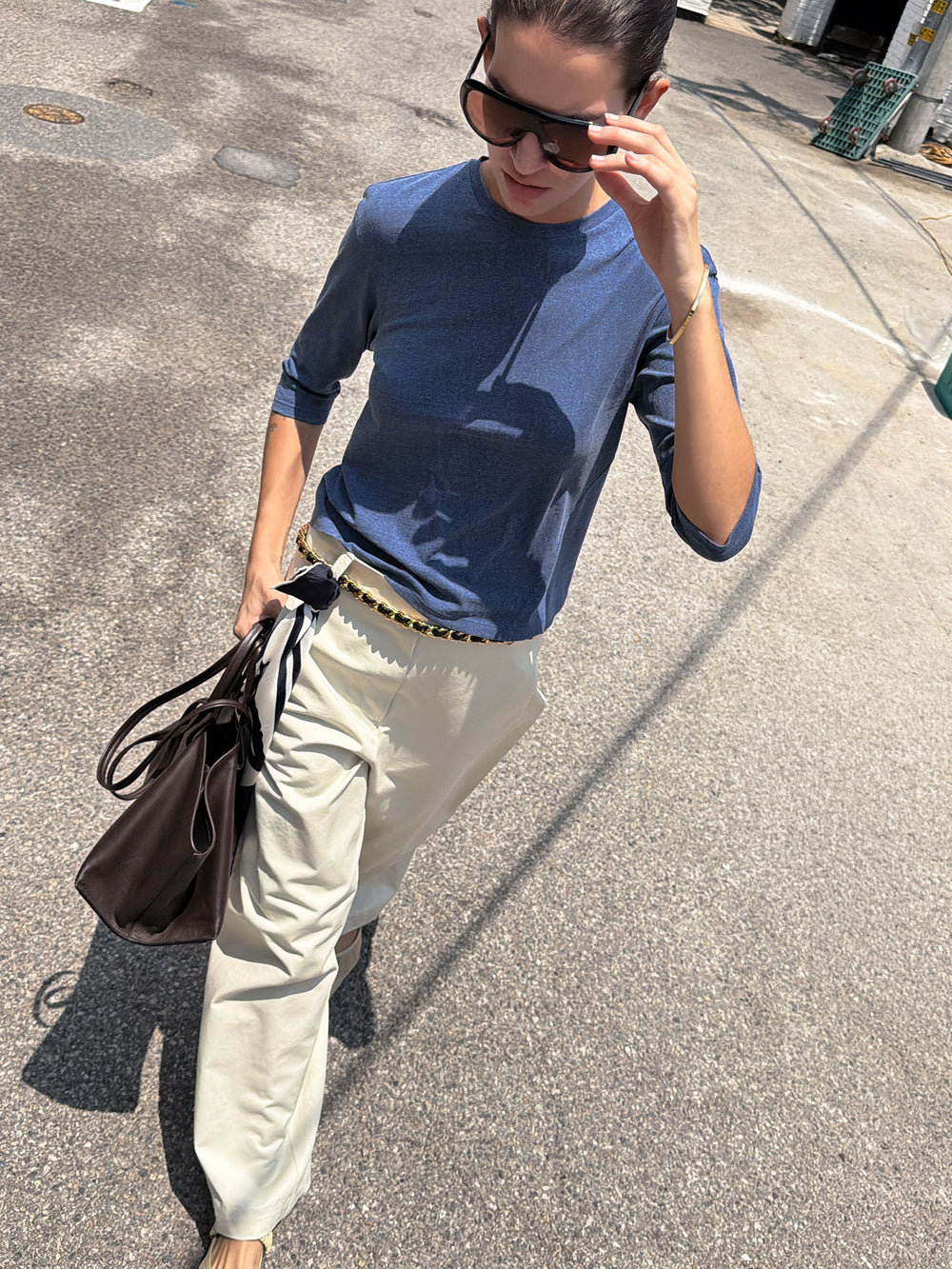 Pigment Dyed T-shirt Blue