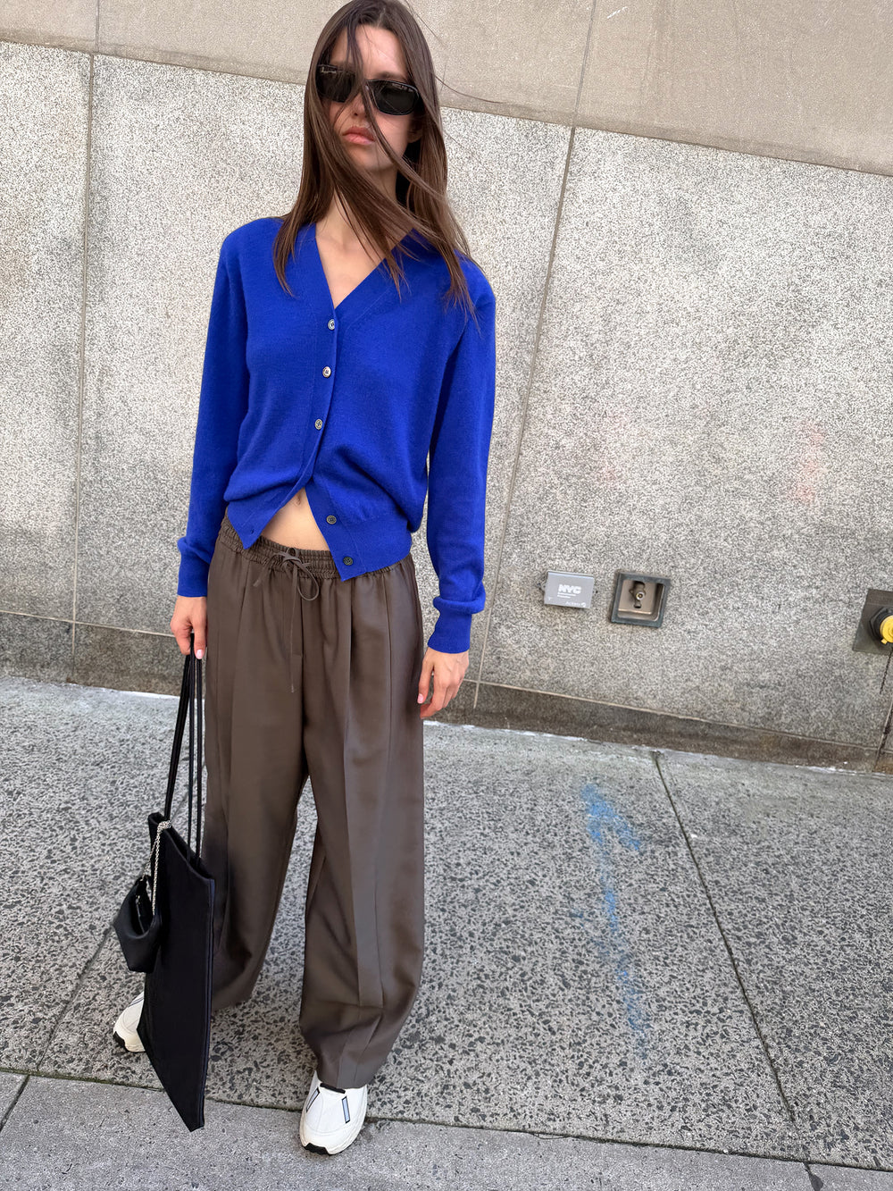 Cashmere 100 Padded Cardigan Ultramarine