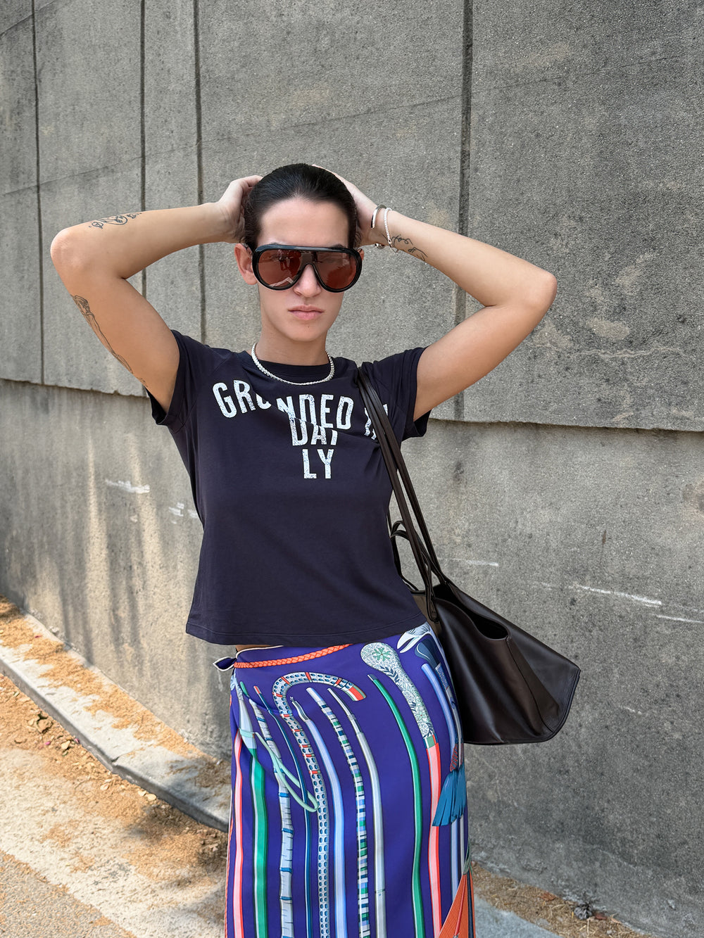 Ground Daily T-Shirt Navy