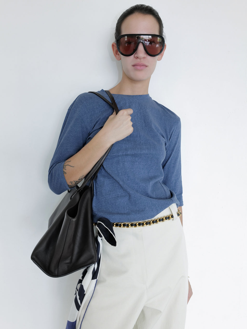 Pigment Dyed T-shirt Blue