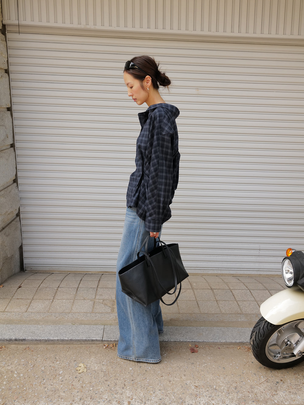 Country Check Shirt Navy