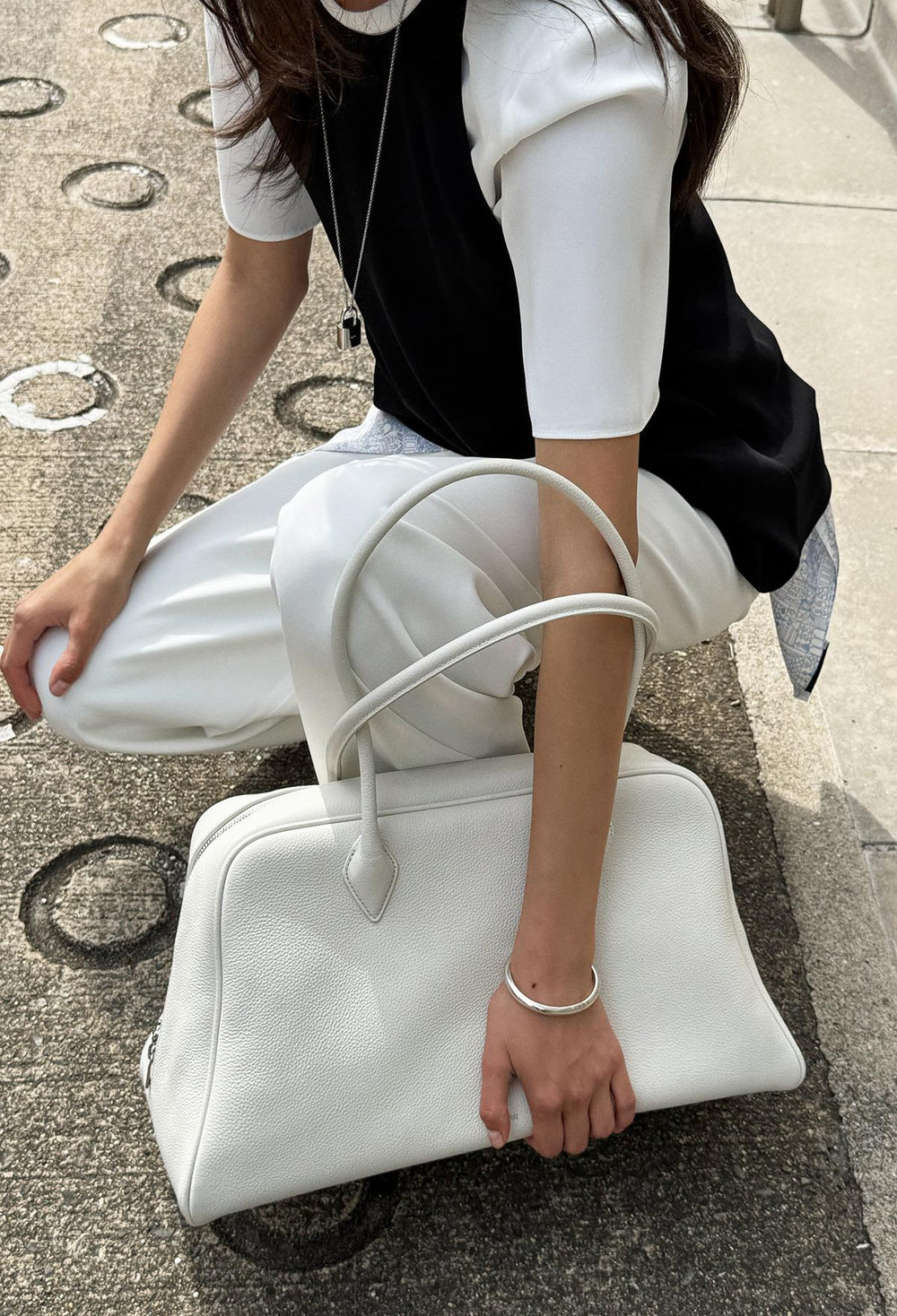 Curvy Bag Large Ivory