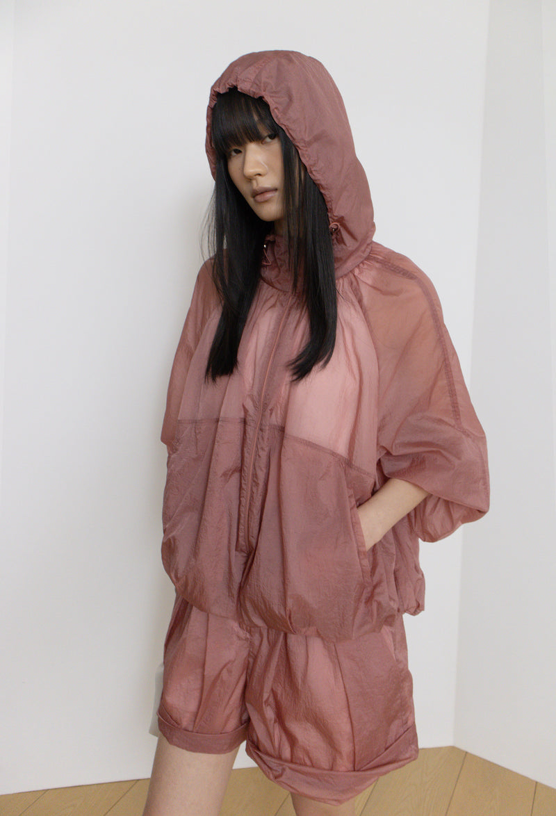 Airy Nylon Jumper Pink