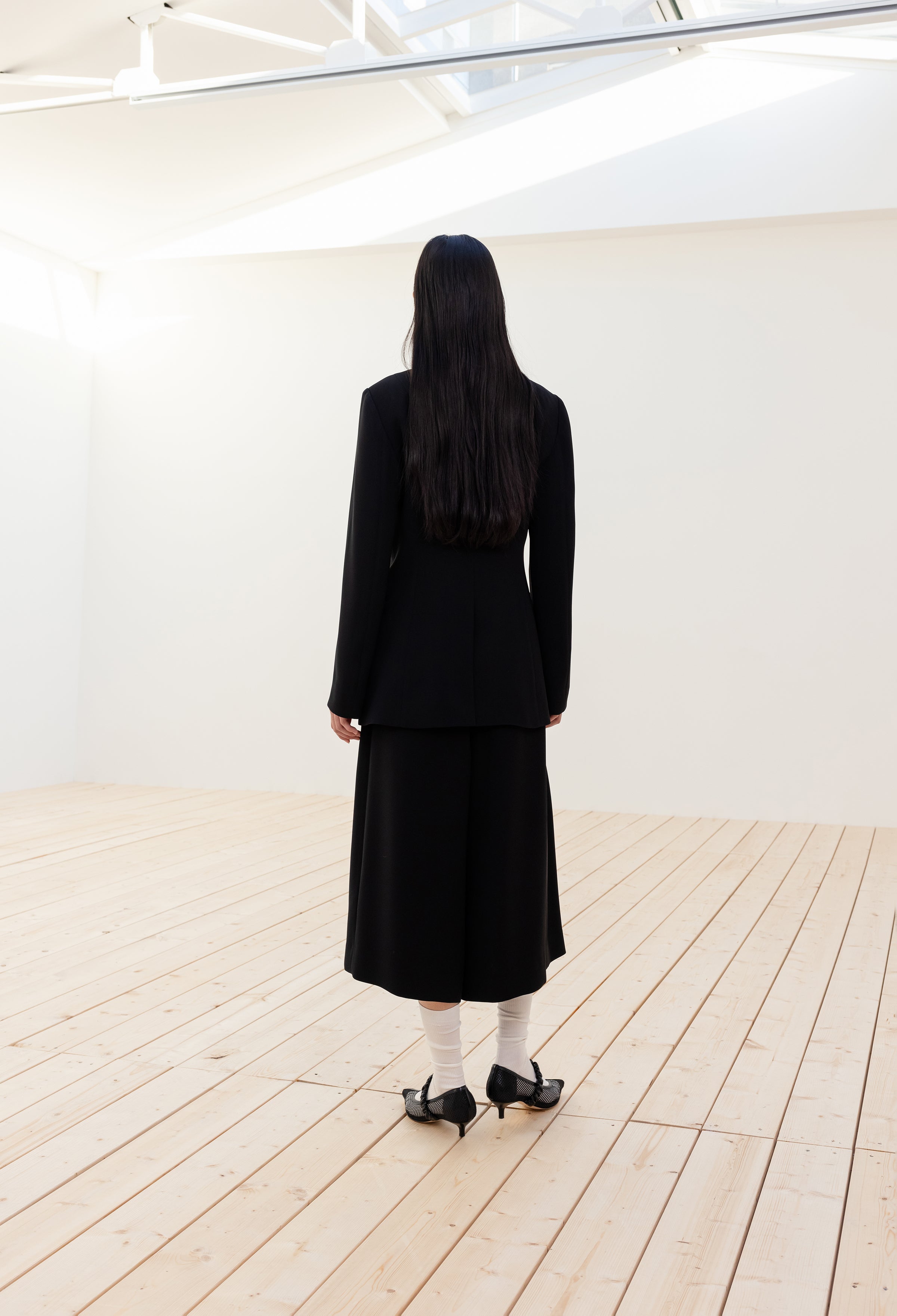 우먼 수트 쇼츠 블랙