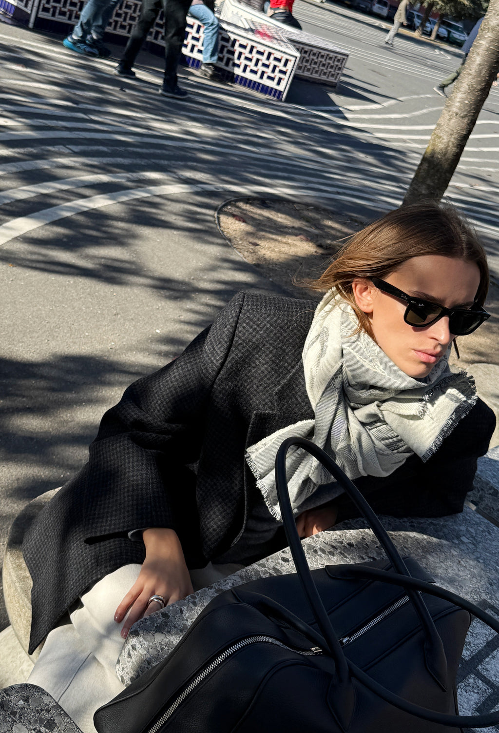 Wool Jacquard Muffler