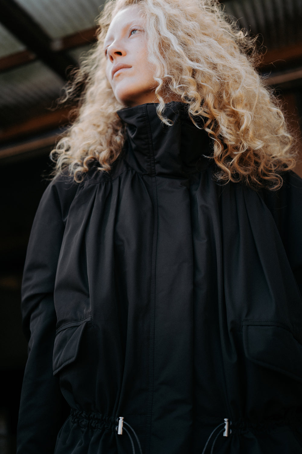 Field Parka Goose Down Navy