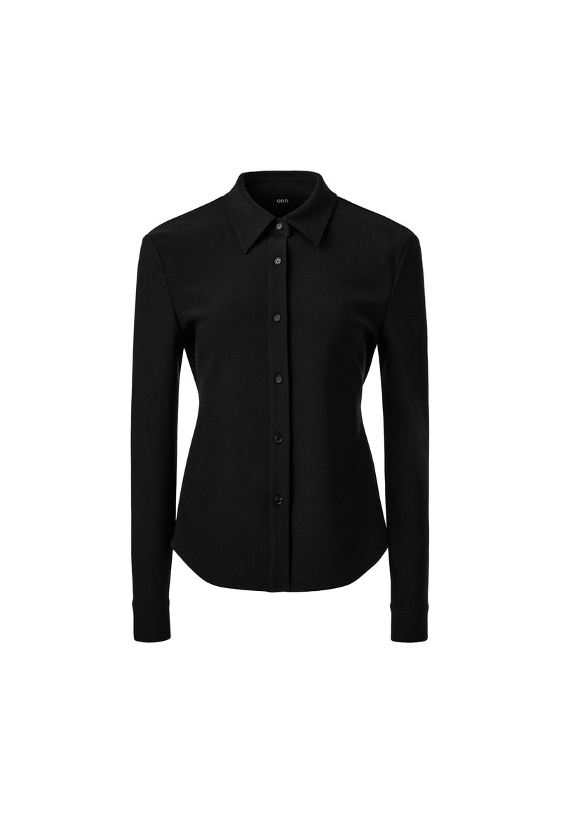 High-density Stretch Shirt Black