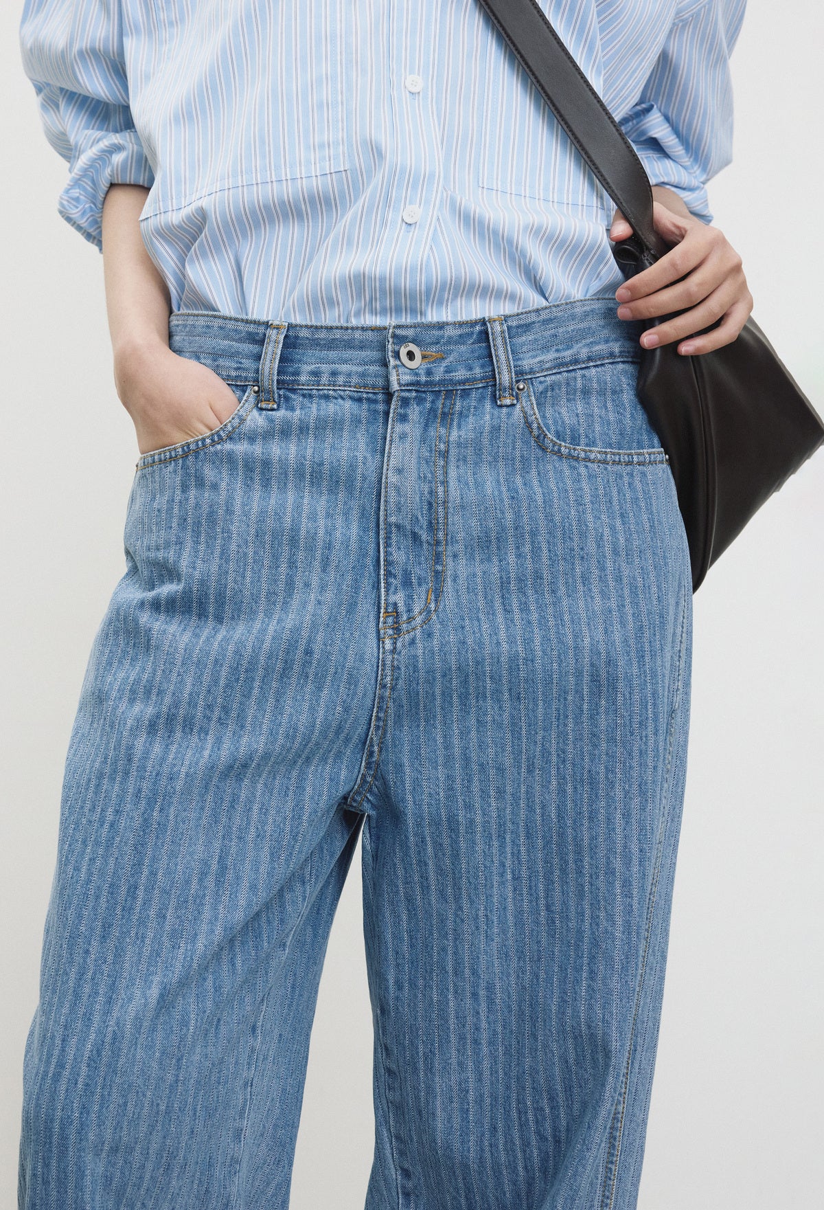 520 스트라이프 데님