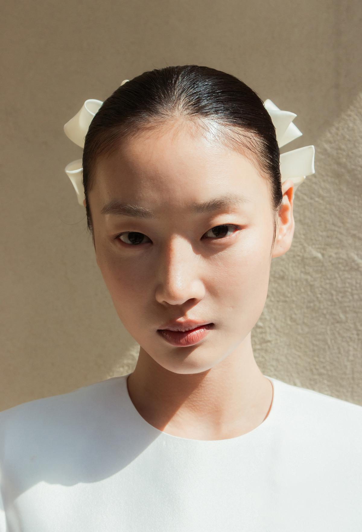 울실크 드레스 아이보리