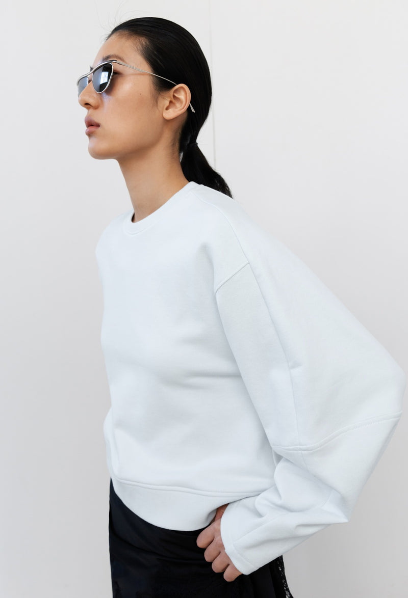 Structure Sweatshirt Light Blue