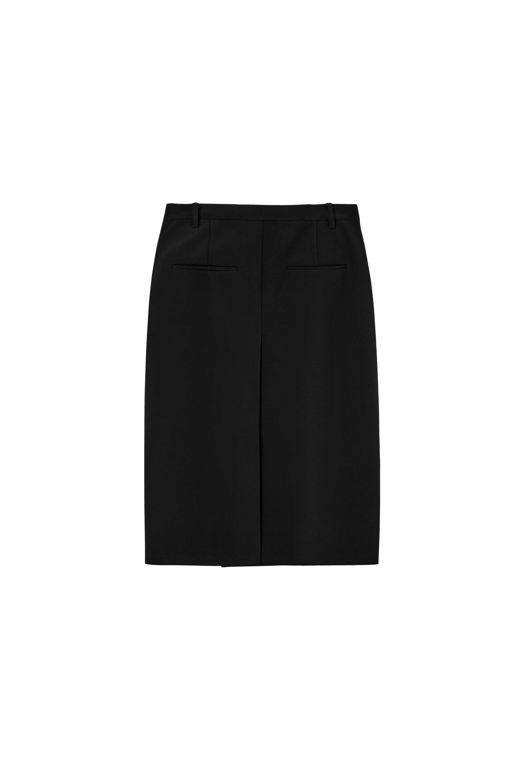 High-density Slim-Fit Skirt Black